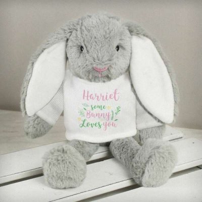 (image for) Personalised 'Some Bunny Loves You' Bunny Rabbit