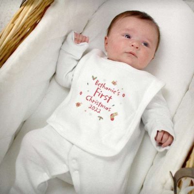 (image for) Personalised First Christmas Bib