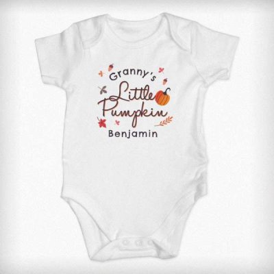 (image for) Personalised Little Pumpkin Baby Vest