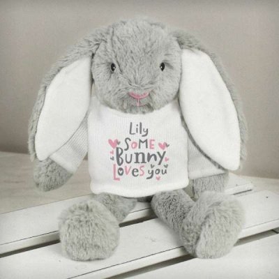 (image for) Personalised Some Bunny Loves You Bunny Rabbit