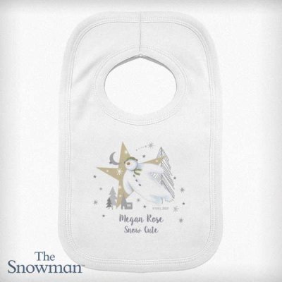(image for) Personalised The Snowman Magical Adventure Bib
