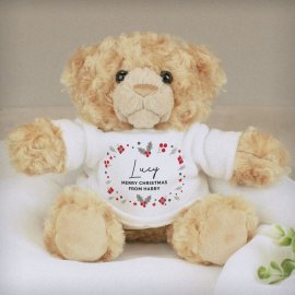 (image for) Personalised Christmas Teddy Bear