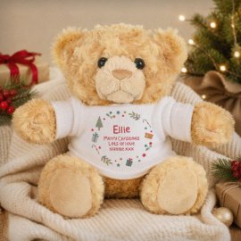 (image for) Personalised Christmas Icons Teddy Bear