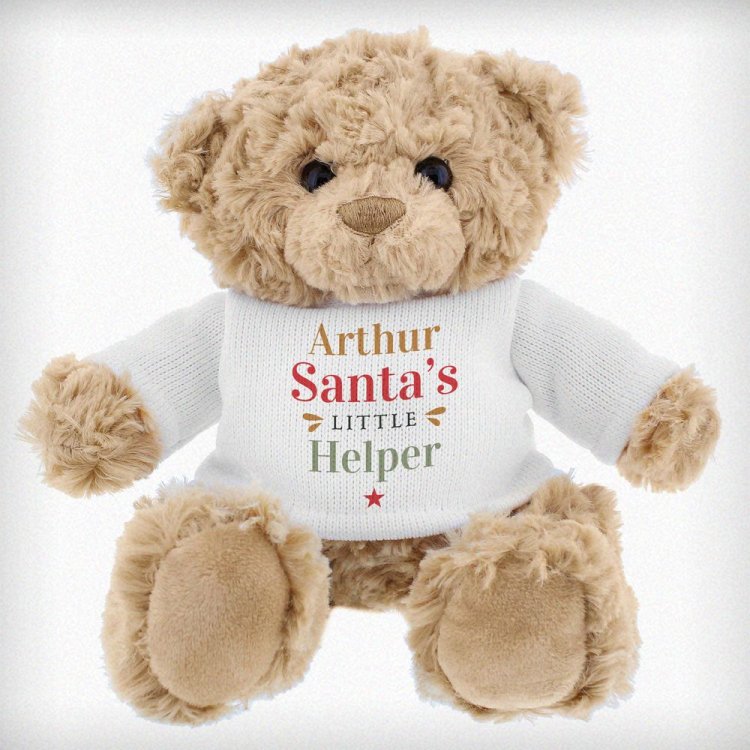 Modal Additional Images for Personalised Santas Little Helper Teddy Bear