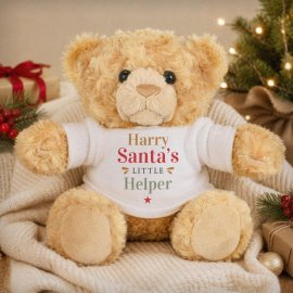(image for) Personalised Santas Little Helper Teddy Bear