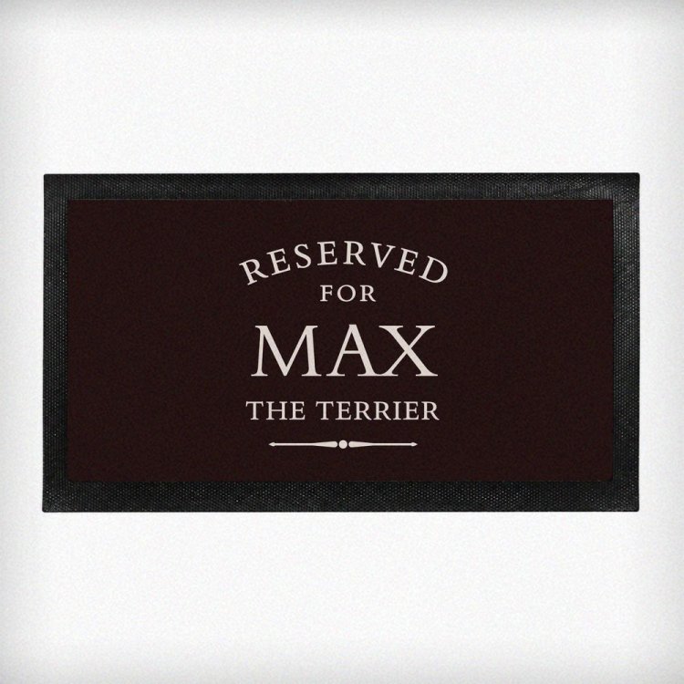 Modal Additional Images for Personalised Reserved For Pet Bowl Mat
