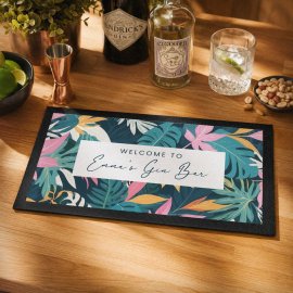 (image for) Personalised Tropical Bar Mat