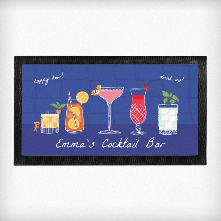 Modal Additional Images for Personalised Cocktail Bar Mat