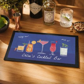 (image for) Personalised Cocktail Bar Mat
