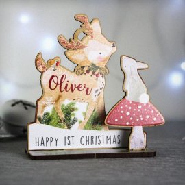 (image for) Personalised Make Your Own Festive Fawn 3D Decoration Kit