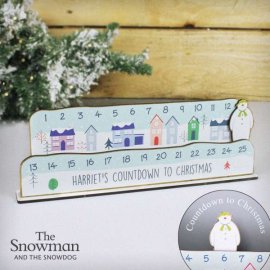 (image for) Personalised Make Your Own The Snowman Christmas Advent Countdown Kit