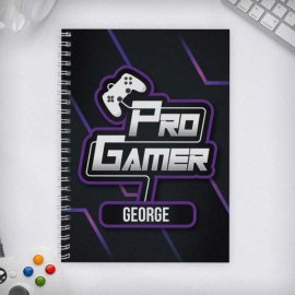 (image for) Personalised Pro Gamer A5 Notebook