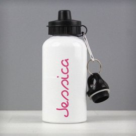(image for) Personalised Pink Name Island Drinks Bottle