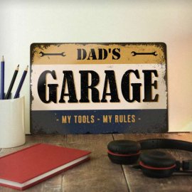 (image for) Personalised Garage Metal Sign