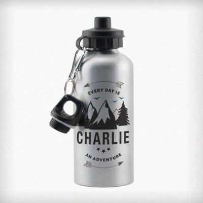 (image for) Personalised Adventure Silver Drinks Bottle
