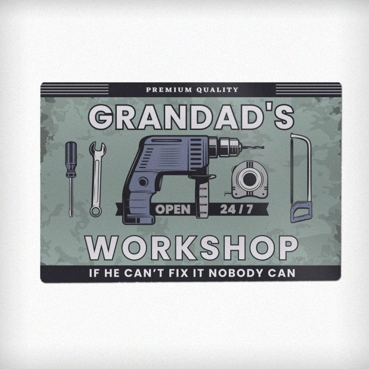 Modal Additional Images for Personalised Workshop Metal Sign