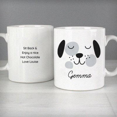 (image for) Personalised Cute Dog Face Mug