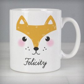 (image for) Personalised Cute Fox Face Mug
