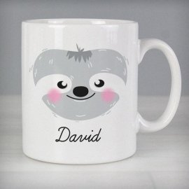 (image for) Personalised Cute Sloth Face Mug