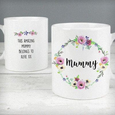 (image for) Personalised Floral Mug