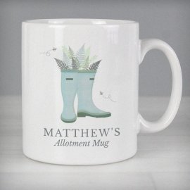(image for) Personalised Blue Wellies Mug