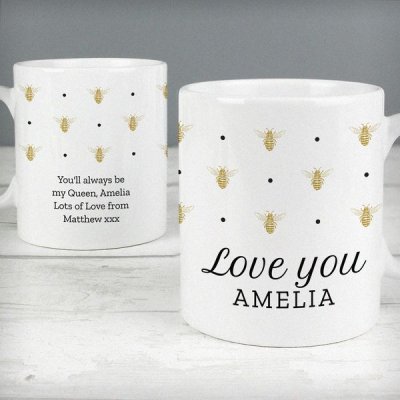 (image for) Personalised Queen Bee Mug
