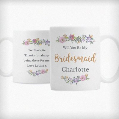 (image for) Personalised Floral Message Mug
