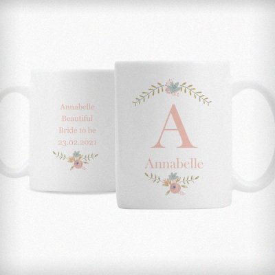 (image for) Personalised Floral Bouquet Mug