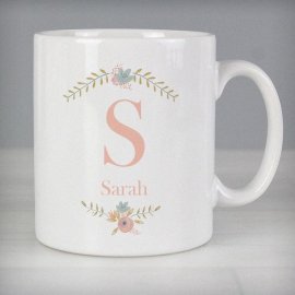 (image for) Personalised Floral Bouquet Mug