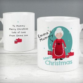 (image for) Personalised Mrs Claus Mug