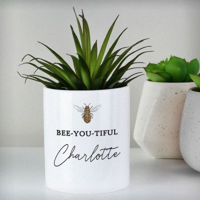 (image for) Personalised Bee-u-tiful Ceramic Storage Pot