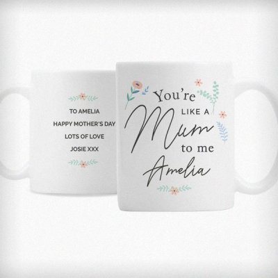 (image for) Personalised You're Like A Mum To Me Mug