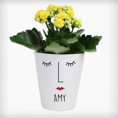 (image for) Personalised 'Mrs Face' Plant Pot