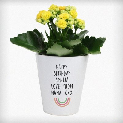 (image for) Personalised Rainbow Plant Pot