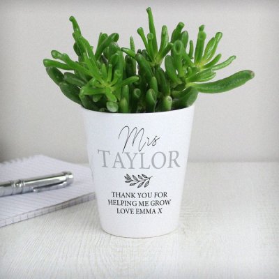 (image for) Personalised Free Text Plant Pot