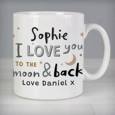 (image for) Personalised To the Moon and Back Mug