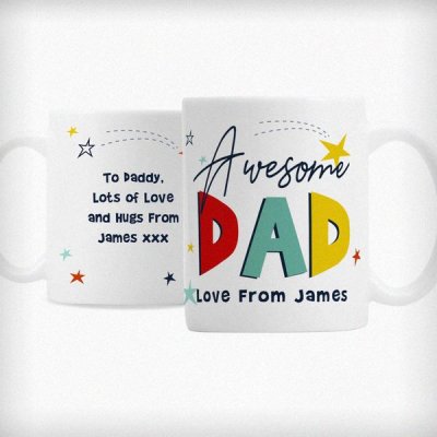 (image for) Personalised Awesome Dad Mug