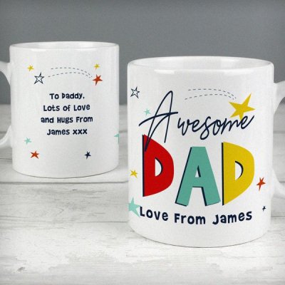 (image for) Personalised Awesome Dad Mug