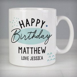 (image for) Personalised Happy Birthday Mug