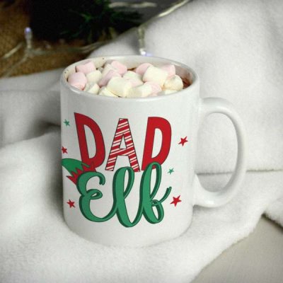 (image for) Personalised Dad Elf Mug