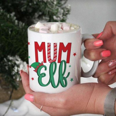 (image for) Personalised Mum Elf Mug