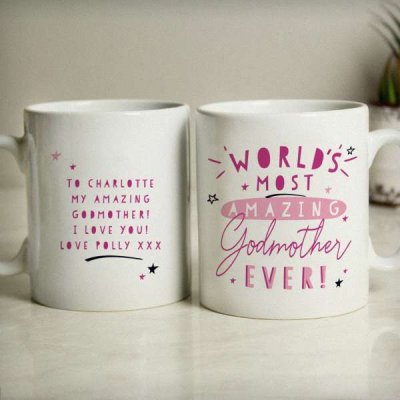 (image for) Personalised World's Most Amazing Godmother Mug