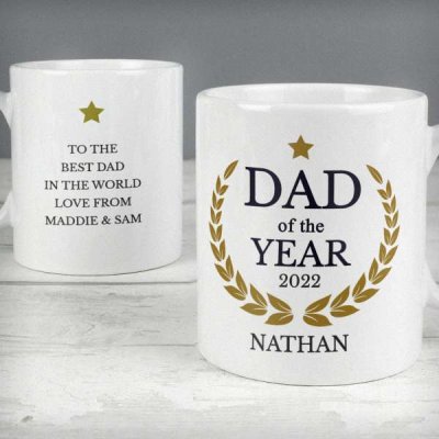 (image for) Personalised Dad of the Year Mug
