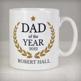 (image for) Personalised Dad of the Year Mug