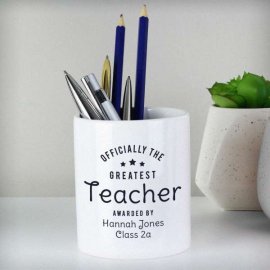 (image for) Personalised Officially The Greatest Ceramic Storage Pot