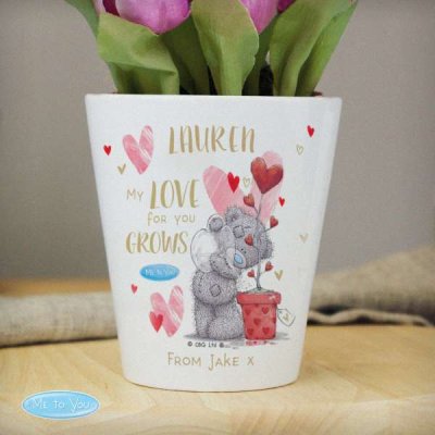 (image for) Personalised Me To You Hold You Forever Plant Pot