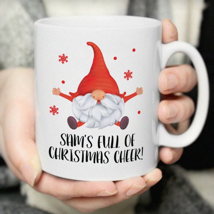 Modal Additional Images for Personalised Red Gonk Christmas Mug