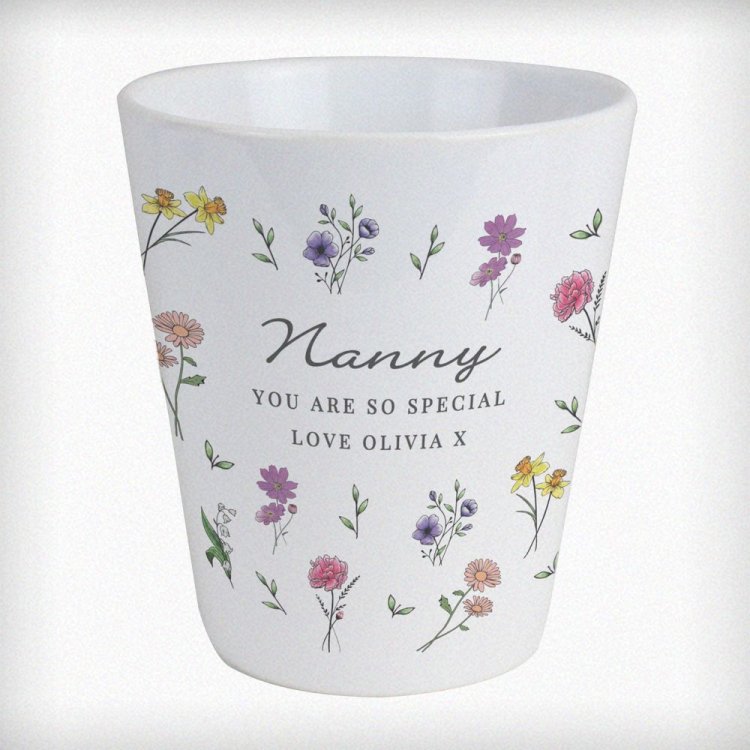 Modal Additional Images for Personalised Wild Flowers Plant Pot