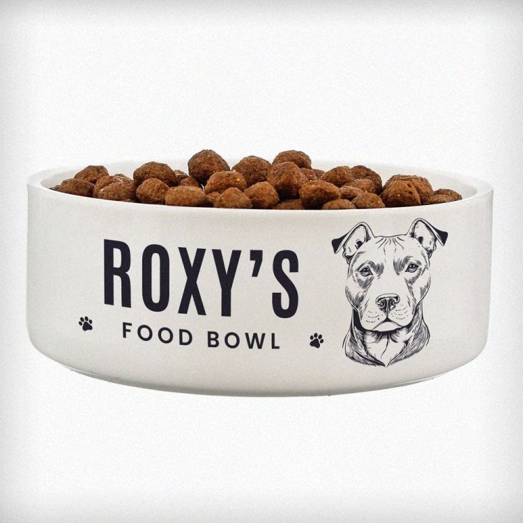 Modal Additional Images for Personalised Dog Breed Feeding Bowl