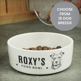 (image for) Personalised Dog Breed Feeding Bowl